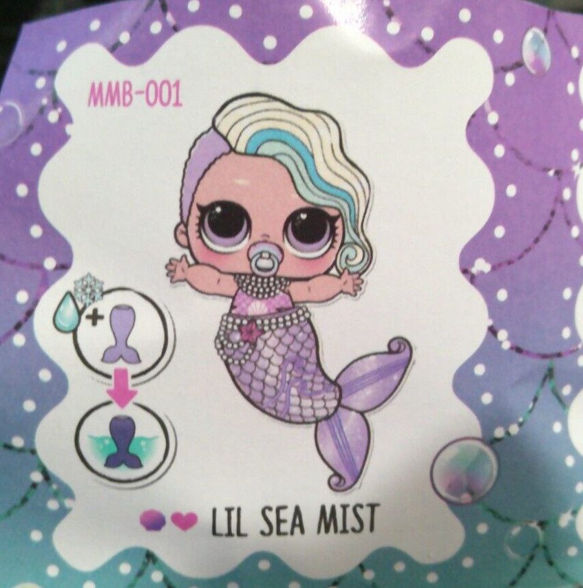 NEW LOL surprise MINI BABY SISTERS MERMAID DOLL SERIES LIL SEA MIST HARD TO FIND