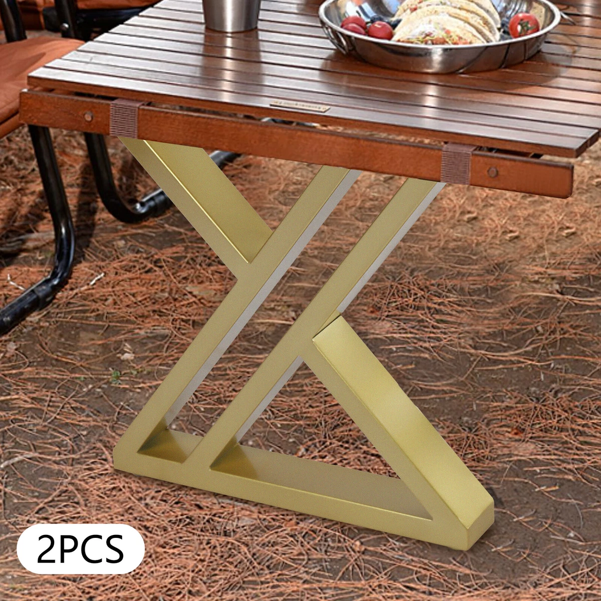 Set of 2 16 Metal Table Legs Steel Desk Legs DIY Furniture