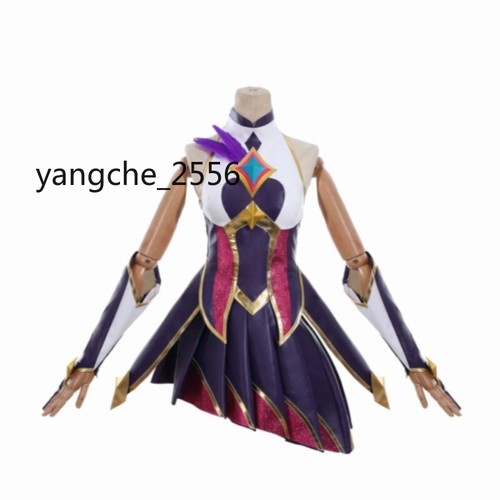 LOL League of Legends Xayah Cosplay Costumi Gioco Anime Costume Set Completo Nuovo - Foto 1 di 17