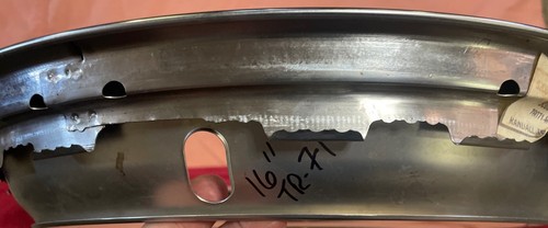 1986-2000 16" Dodge 3/4 Ton Pickup Truck Van RatRod Stainless Beauty Trim Ring - Picture 11 of 16