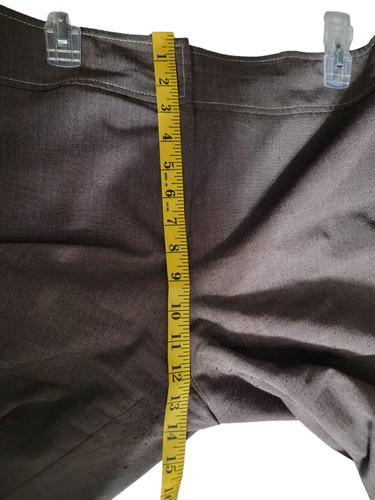 Kasper Women Petite Pant Suit Taupe Brown Button Straight Leg Lined 2 PCs Sz 12P - Picture 10 of 13
