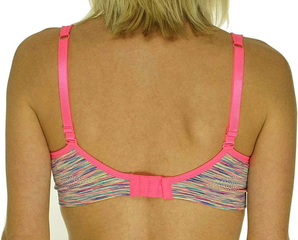 Sujetador deportivo convertible Ideology SUMMER MULTI teñido espacial, US X-Large Foto 3 de 4