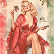 A3 Paper Decoupage CLASSIC CHRISTMAS PINUP Paper Designs Italy Same Day Shipping