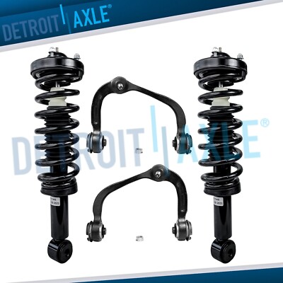 Front Struts w/Spring Assembly Upper Control Arm for 2009 - 2013 Ford F-150 RWD