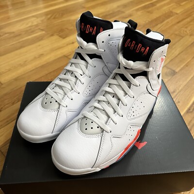 Air Jordan 7 Retro Men's Shoes White-Infrared CU9307-160 Men's