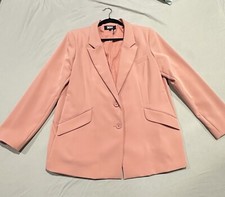DKNY Blazer - Coral Pink - Size L - Oversized - Never Worn