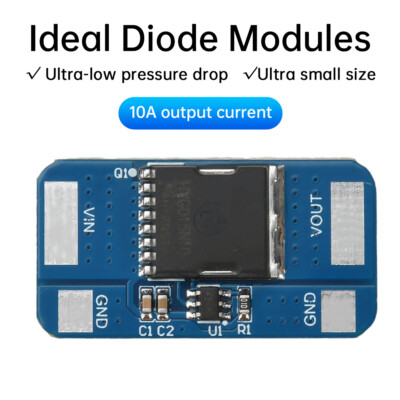 Ideal Diode Module Backflow Prevention Ideal Diode Rectifier 5-30V 10A LM74700