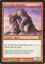MTG - 9th Edition - Flowstone Shambler - 2X - Foil - NM