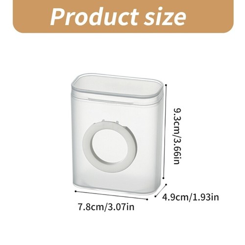 3Pcs Travel Cable Storage Box with Phone Holder , 7.8x4.9x9.3cm Cable Cord Case - 第 8/8 張圖片