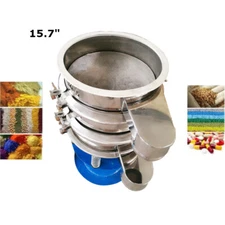 Easy To Operate 15.7"Stainless Steel Vibrating Screen Screener Deck w/30&70Mesh 