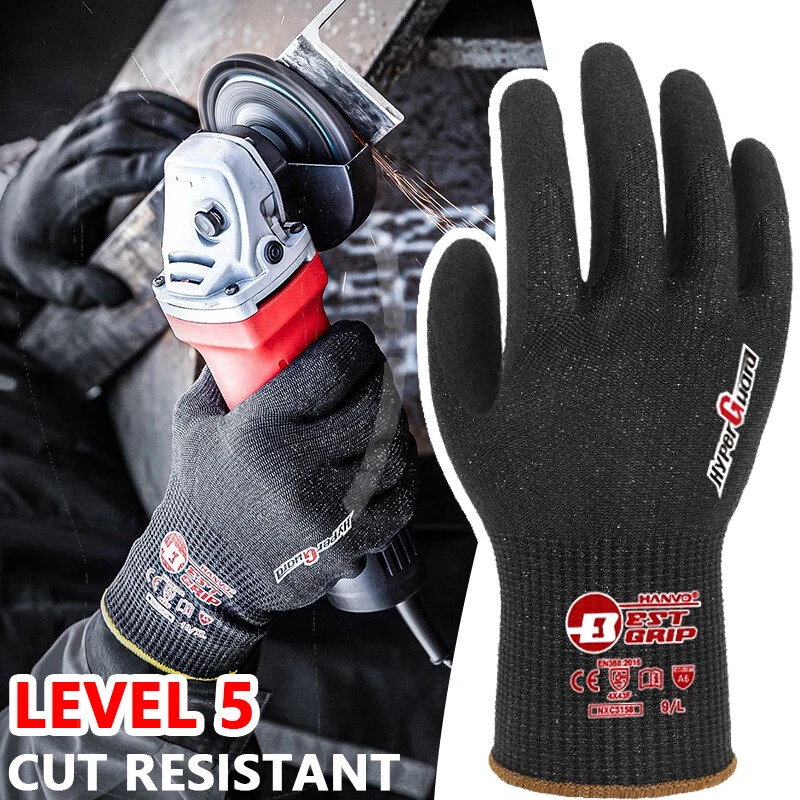 Work Gloves Cut Resistant Gloves HPPE Steel Wire level 6 Safety Protection