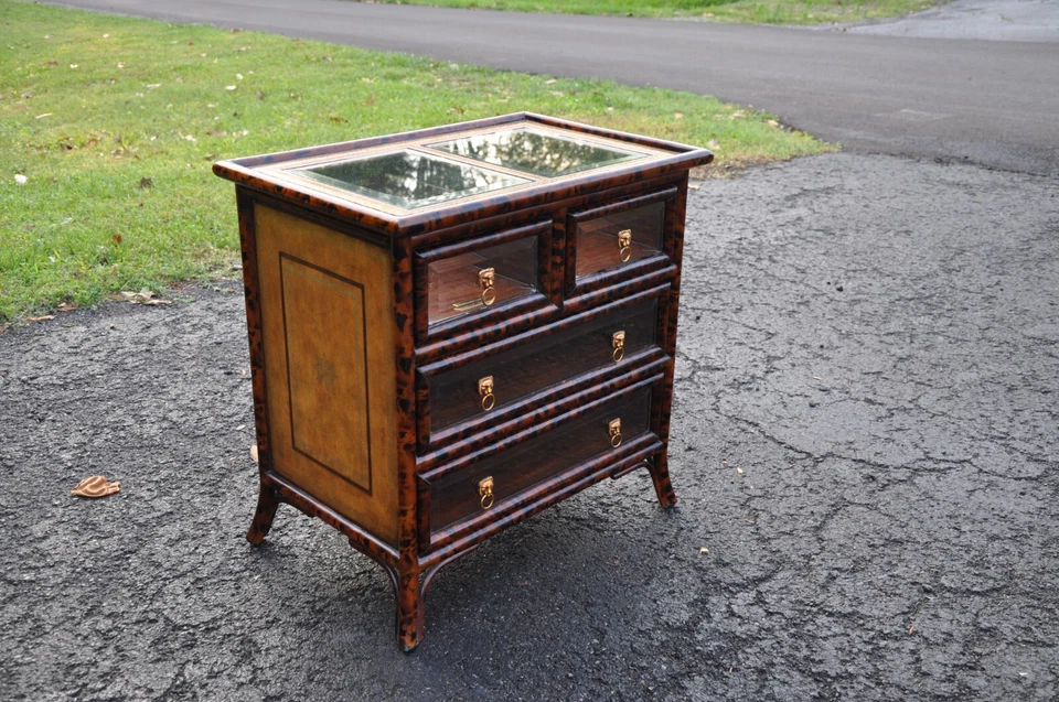 Maitland Smith Regency Style人造竹箱 — 第 3/4 张图片