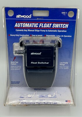 Vlotterschakelaar Seaworld, 12-24 volt - Nautic Gear