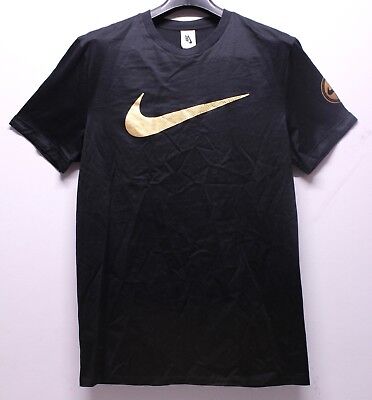 nike black gold shirt