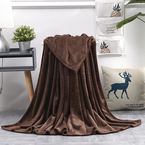 Kuscheldecke Flauschige Wohndecke Flanell Fleecedecke Sofadecke Bettüberwurf - Bild 1 von 46