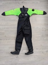 Otter Diving Trilaminate Membrane Drysuit | Black Green | Women's XS Extra Small