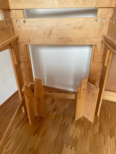 Jugendzimmer Hülsta Vollholz und Designerbett u.a. 9 teilig - Bild 4 von 17