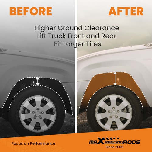 Front 3.5'' + Rear 2.5'' Lift Kit Fit for Lincoln Navigator for Ford Expedition - Bild 8 von 11