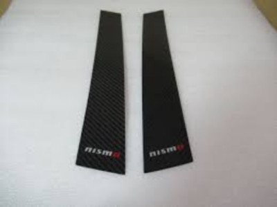 Genuine Nissan OEM Nismo Skyline GT-R R34 Carbon Pillar Door Garnish Set of 2