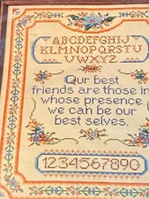 Dimensions Counted Cross Stitch Kit Our Best Friends 11 x 14" NOS Craft Sampler