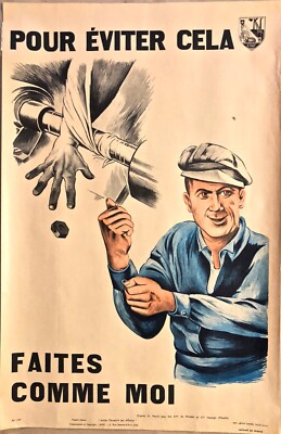Pour Avoid Cela.... -AINF- Original French Poster - Antifortunistic '50