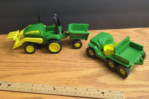John Deere Tomy Learning Curve Tractor Hay Fork Loader Trailer & Gator. P1 - Picture 4 of 7