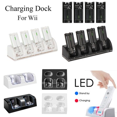 Ladestation  (Ladestation) Mit Akku For Nintendo Wii Remote Controller