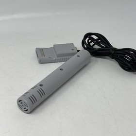 Official Nintendo GameCube Microphone Mic OEM DOL-022 Gray Tested Game Cube 