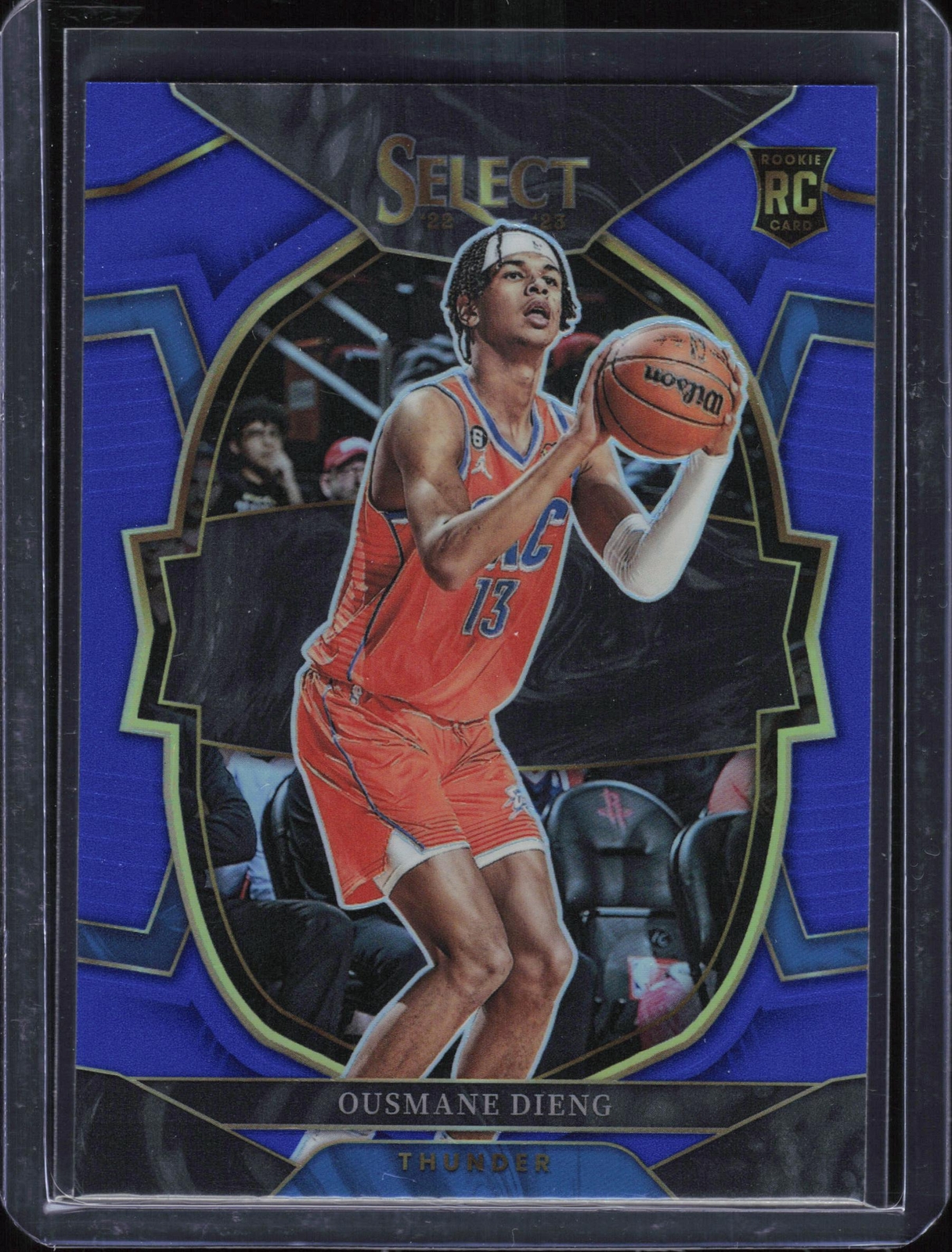 2022-23 Panini Select #76 Ousmane Dieng RC Blue Prizms