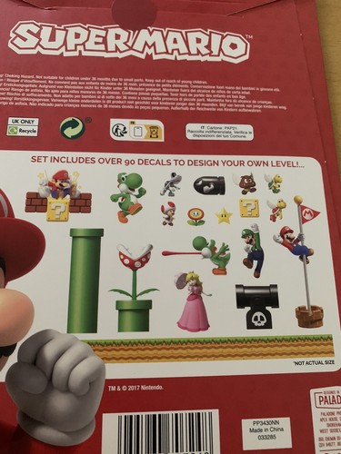 OFFICIAL NINTENDO SUPER MARIO GAMING GADGET LAPTOP DECALS REMOVABLE STICKERS - Picture 10 of 12