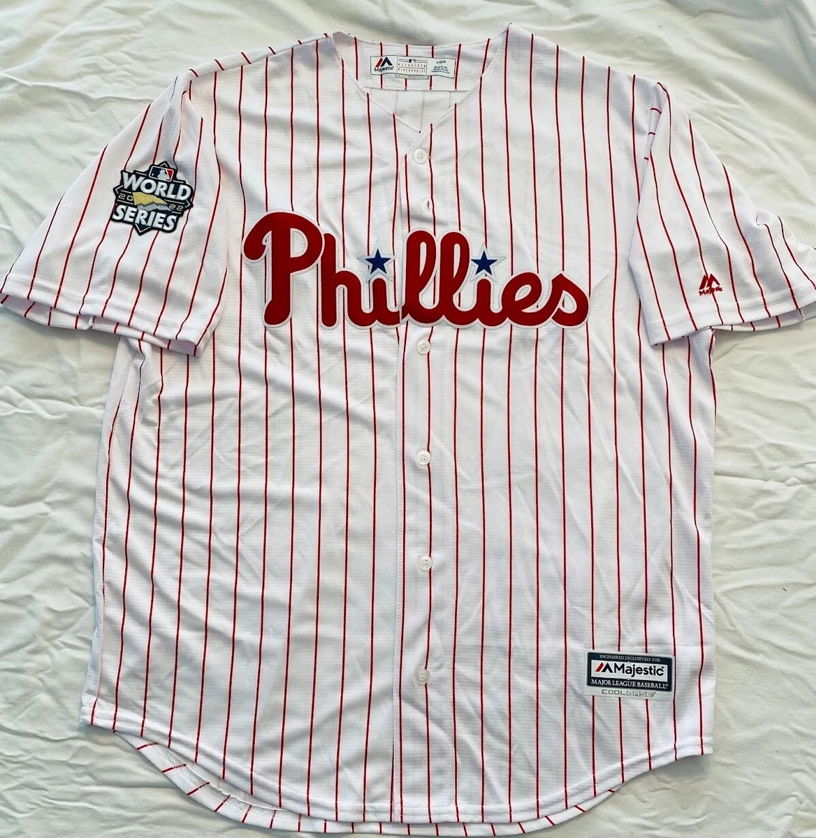 Philadelphia Phillies Majestic 2022 World Series MLB Jersey Mens