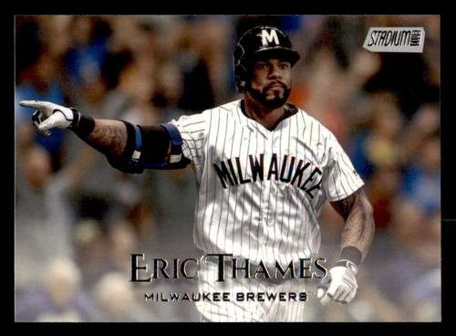 2019 Stadium Club #171 Eric Thames Milwaukee Brewers