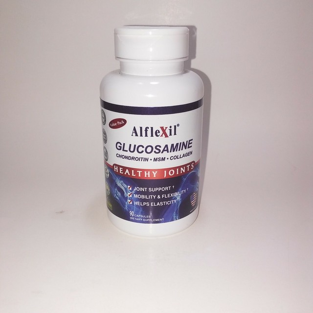 ALFA Vitamins Alflexil 120 Tabs MSM Glucosamine Chondroitin Collagen
