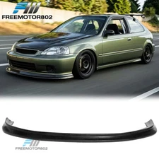 Fits 99-00 Honda Civic DP Style Front Bumper Lip Spoiler Splitter Kit PU