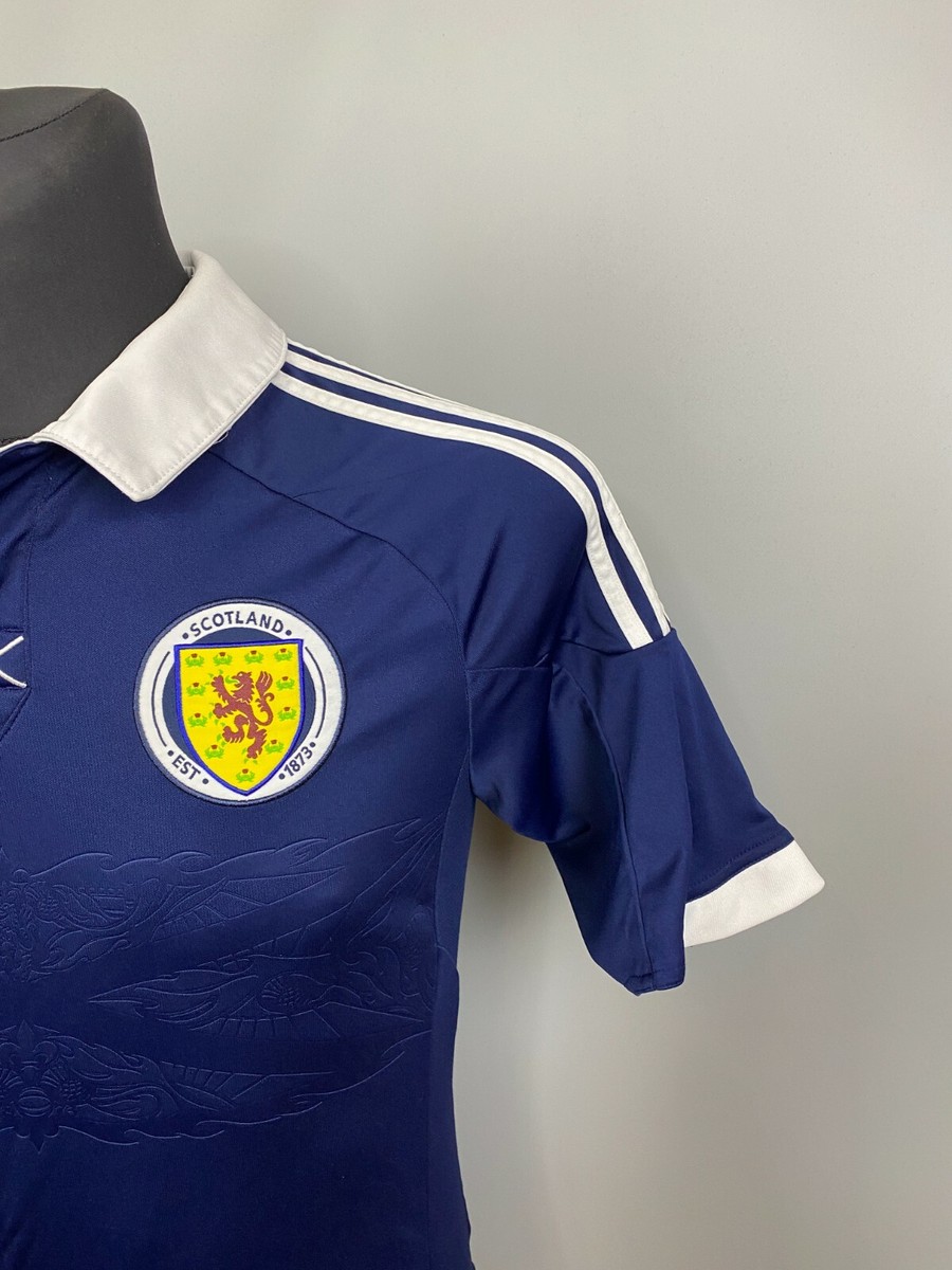 SCOTLAND 2012 2014 HOME SHIRT FOOTBALL SOCCER JERSEY ADIDAS