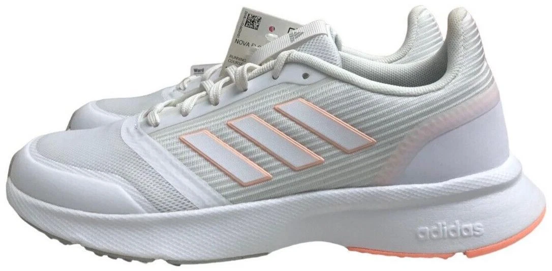 Adidas Nova IIInfinity White Pure Ruby Sneakers Shoes [JI0351] Men\'s Sz 9.5 NWT Buy adidas Nova IIInfinity  main image 2