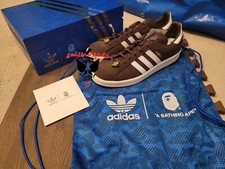 A BATHING APE BAPE adidas Originals Campus 80's Brown Gold Metallic IF3379