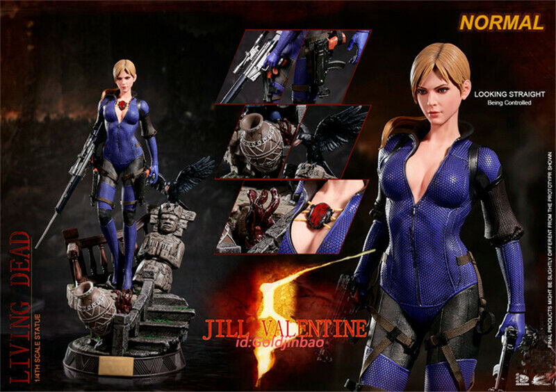 Resident Evil 5 Jill Valentine Resin Model Painted Statue 1/4 Hot Heart In  Stock