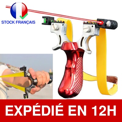 Lance-pierre Pro Laser Rouge – Haute Précision Pour Chasse Ou Tir