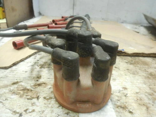 1976 BMW 3.0 Si E3 distribuidor de fio de ignição tampa fios de vela de ignição - Imagem 2 de 4