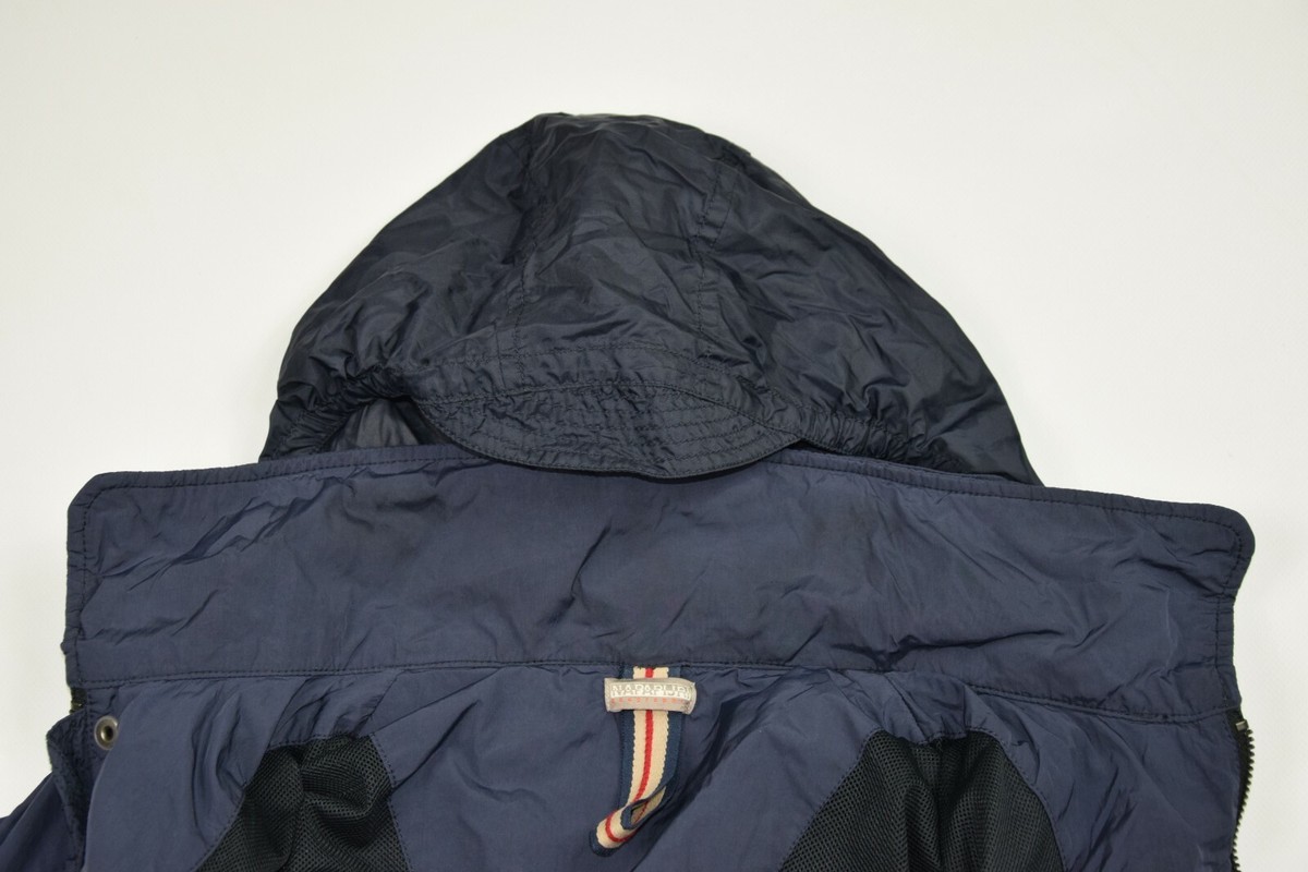 Napapijri Jacket blue navy size s small men hooded | eBay