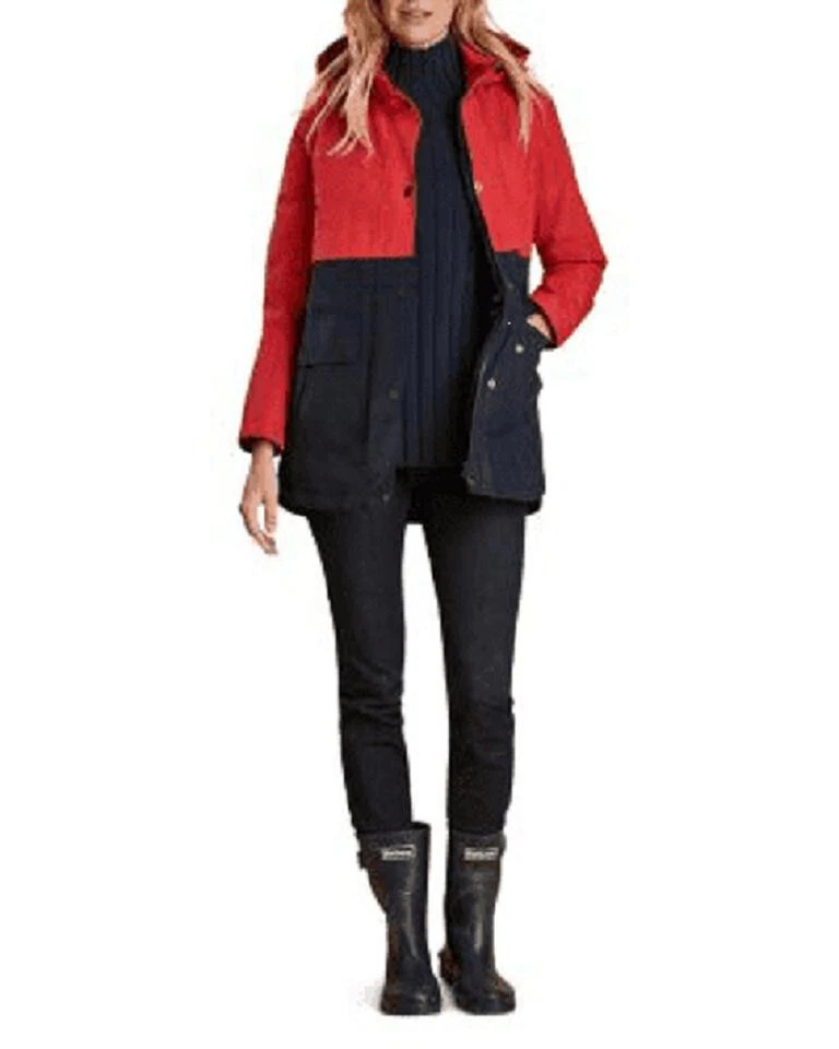 Barbour Womens Altair Hooded ALLSEASON LINED jacket SIZE 12 USA