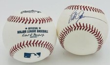 PETER GAMMONS SIGNED OMLB BASEBALL BOSTON RED SOX WORLD SERIES AUTOGRAPH BAS K06