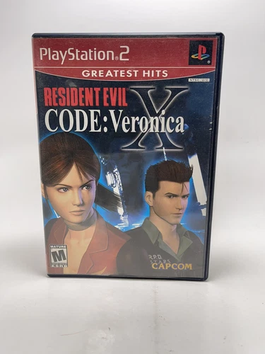 Resident Evil Code: Veronica X (Sony PlayStation 2, 2002) PS2 Complete w/ Manual