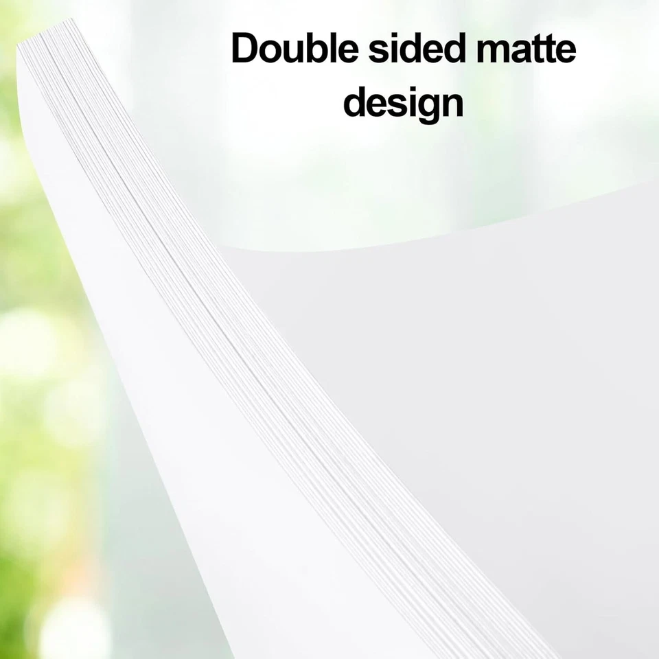 Cartulina Blanca 8.5 X 11 230Gsm Cubierta Cartulina Papel 85 Lb Cartulina Pesada f Foto 4 de 4