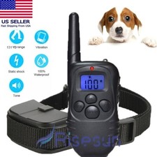 Collar de Entrenamiento para Perros y Mascota con LCD El ctric, Choque Vibracion