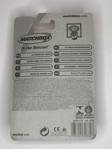 Matchbox Hero City #67 All Terrain Feuertanker - Bild 2 von 4