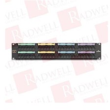 Leviton Voice Patch Panel 48 Port 2RU 8 25 Pa...