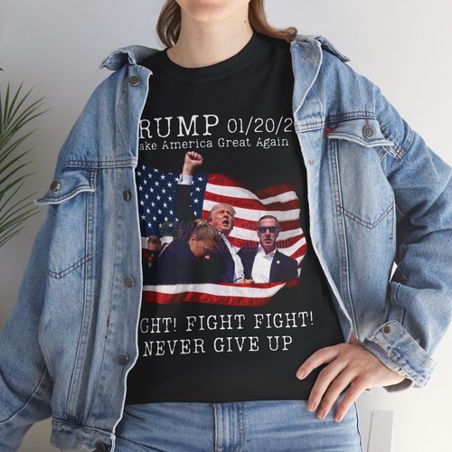 Trump Shot Butler PA Rally Assassination T-Shirt Fight Fight Punisher NEU 2025 - Bild 6 von 69
