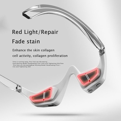 Eye Beauty unter Augen Gerät, Revital Augen Rotlicht Brille, Augen Tasche